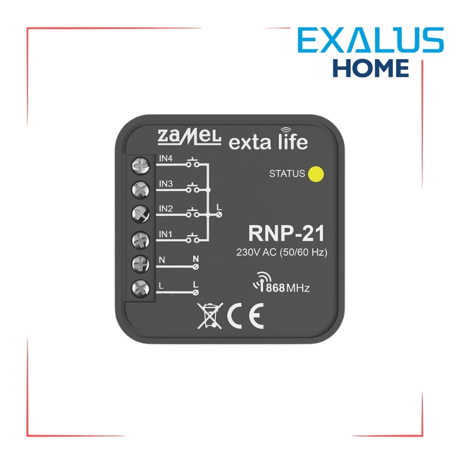 RNP-21 radio transmitter for flush-mounted boxes